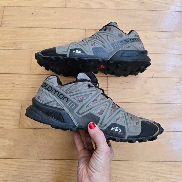 Salomon Other - Salomon | Speedcross 3 olive green camo trail running sneakers | MENS 10